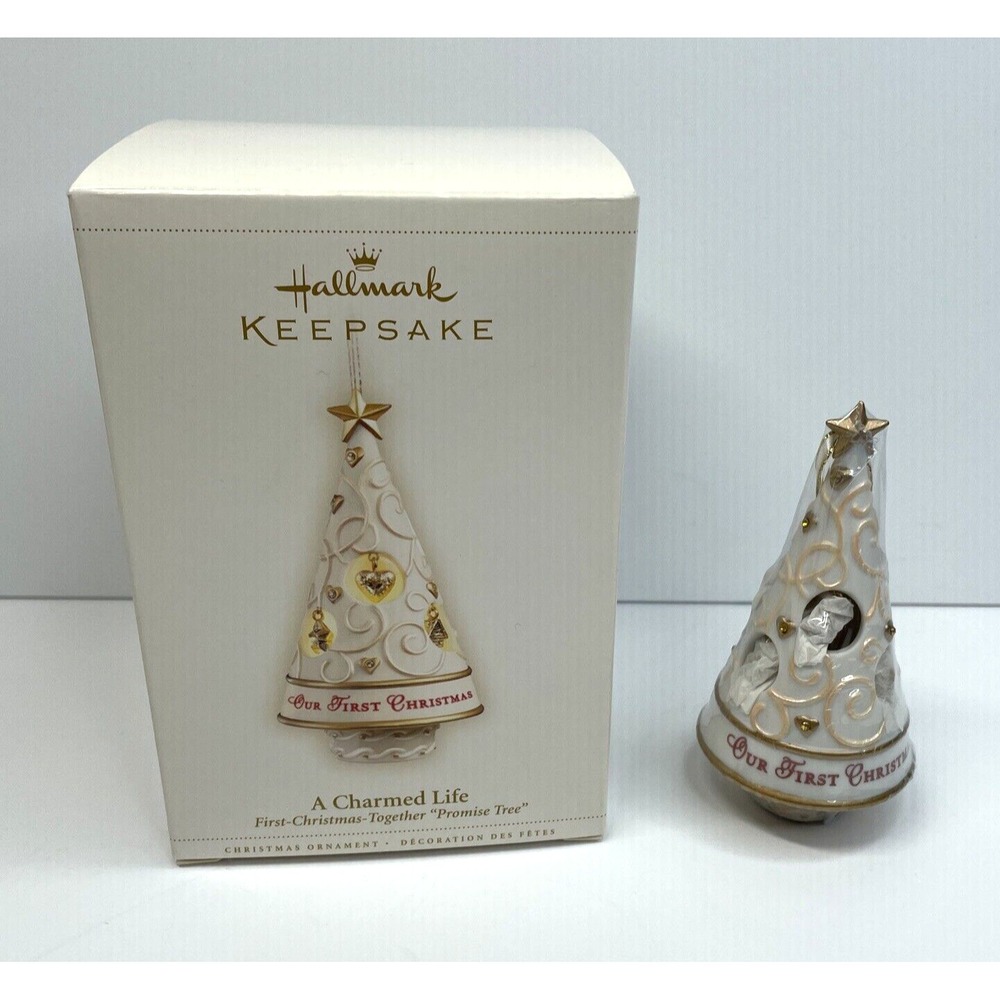 2006 Hallmark Christmas Ornament A Charmed Life First Christmas Together - NMIB